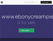 Tablet Screenshot of ebonycreampie.com